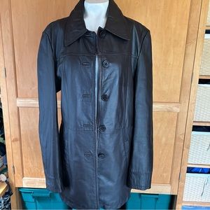 Michael Lawrence Leather Coat